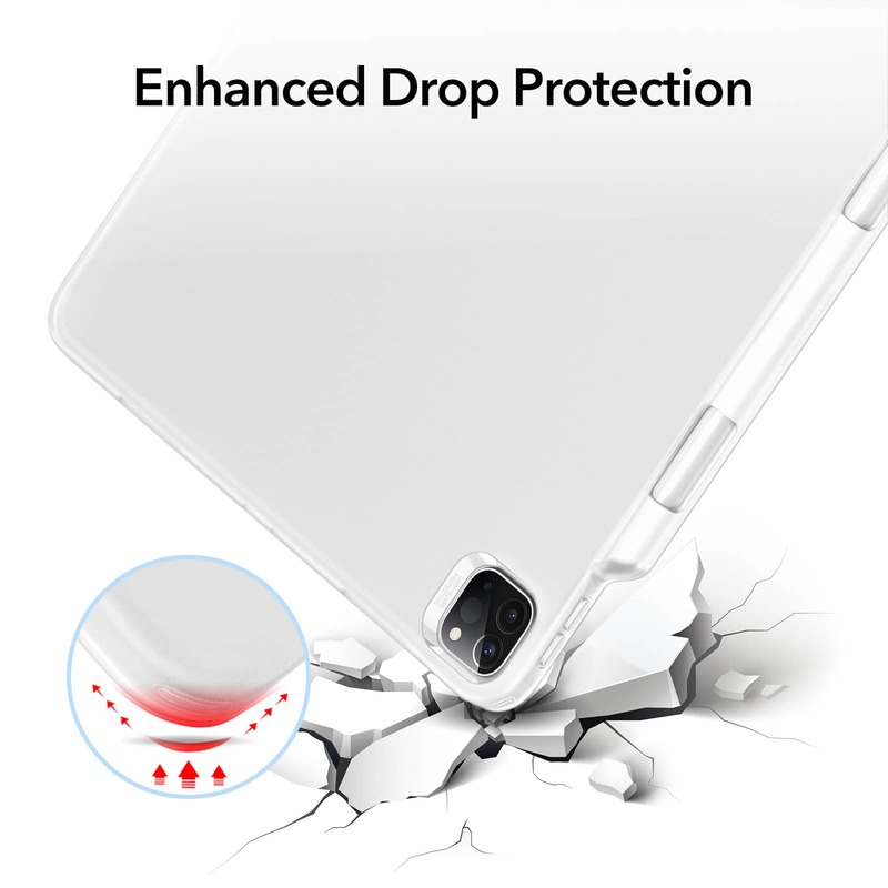 Ốp Case Dành Cho iPad Pro 12.9 2021 M1/ 2022 M2 ESR Project Zero Slim Soft- Hàng Chính Hãng