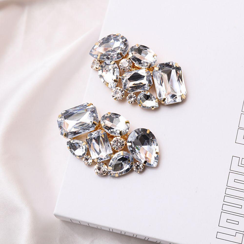 Mih 1 Cặp (2 Cái) Mặt Trang Trí Giày Cao Gót Cho Cô Dâu