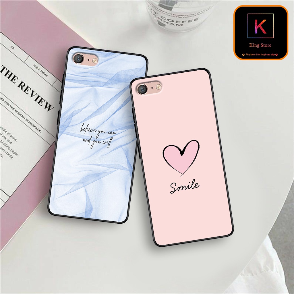Ốp lưng Oppo A71 - Oppo A83 - Ốp in hình LoveSmile - Chất liệu TPU cao cấp chống sốc