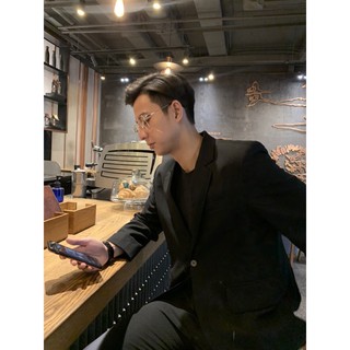 blazer đen