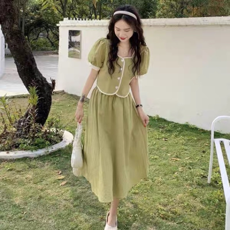Set xanh bơ