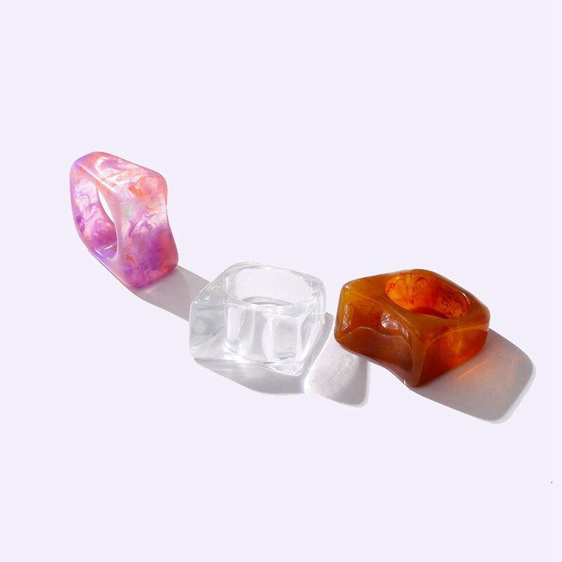 Set 3 Nhẫn Đính Đá Thời Trang Dành Cho Nữ