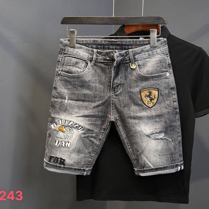 Quần Short Jean Nam Chất Bò Co Giãn❤️FREESHIP❤️Quần Đùi Nam thời trang cao cấp  Tô Tồ Shop - QSJNM255