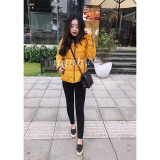 Áo phao vàng zara dư xịn