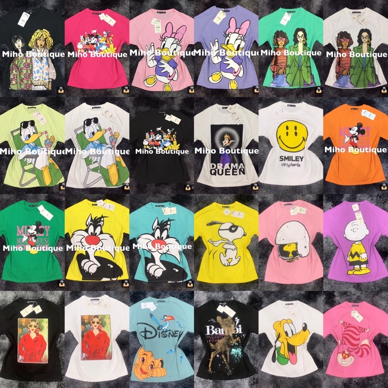 Áo phông Zara 👕 nhiều mẫu mã mới ✔️ hàng xuất có sẵn