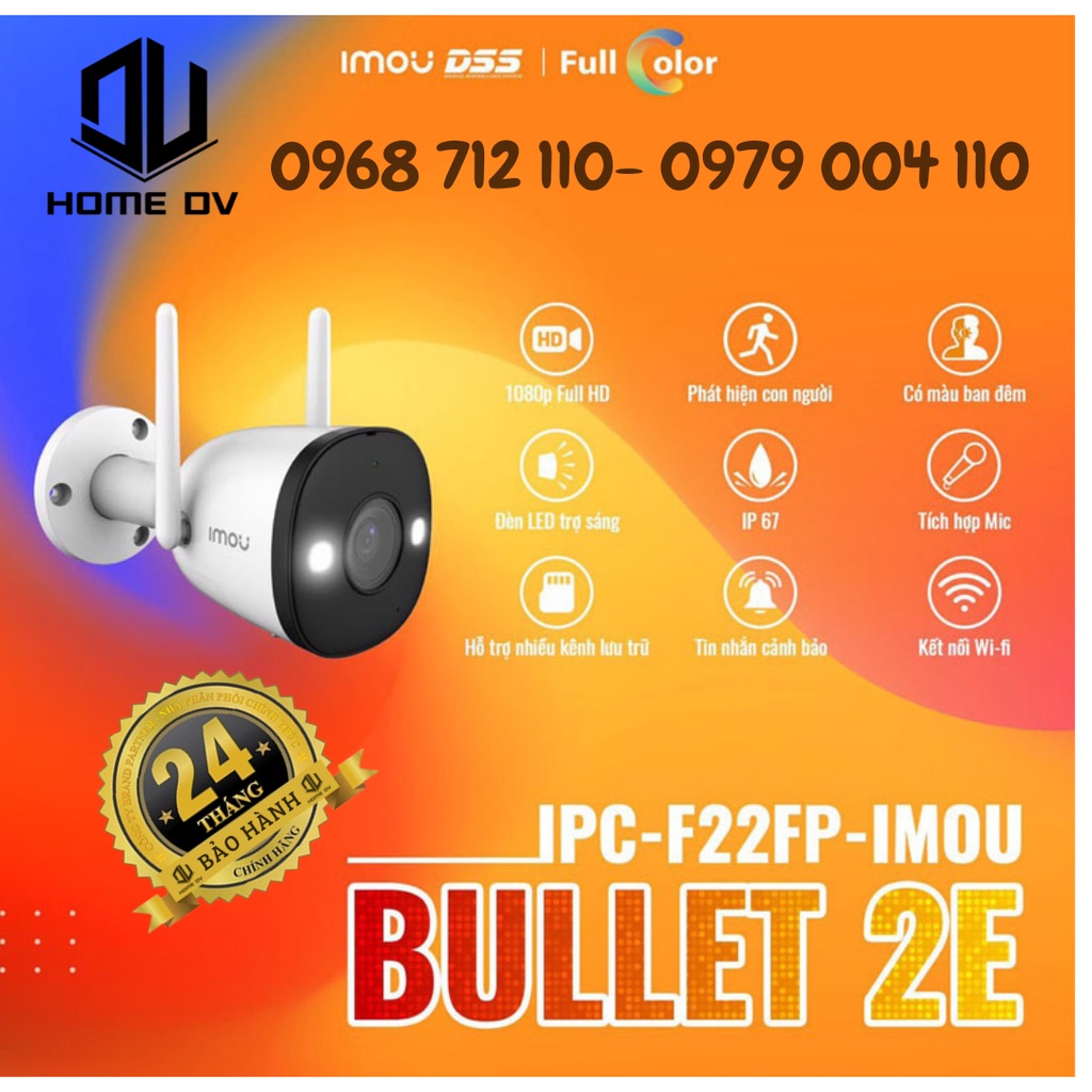 Camera Ip wifi ngoài trời Imou  F22P, F22FP, F22EP  -Angten đôi và MIMO - Chống nước IP67