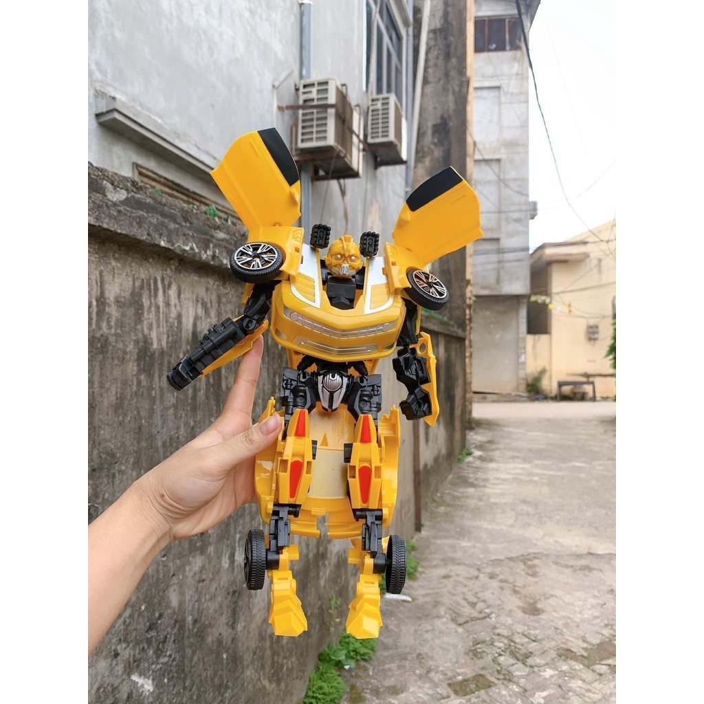 Đồ chơi rô bốt biến hình ô tô Transformer 2in1 siêu to