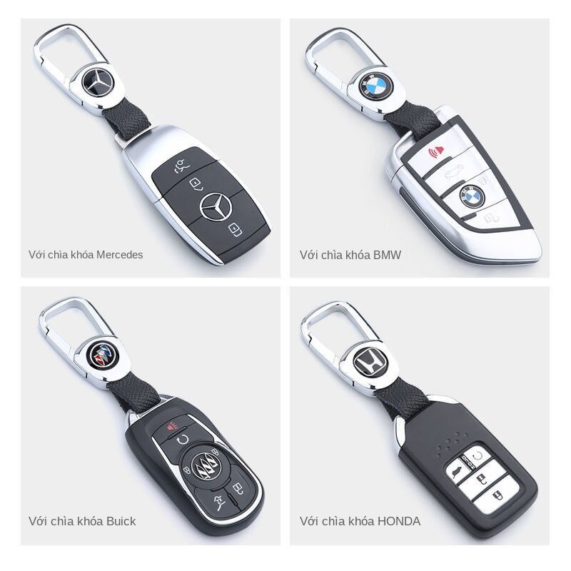 Móc khóa xe hơi Mercedes-Benz Bmw Audi Volkswagen Buick Toyota Honda chống thất lạc chất lượng cao