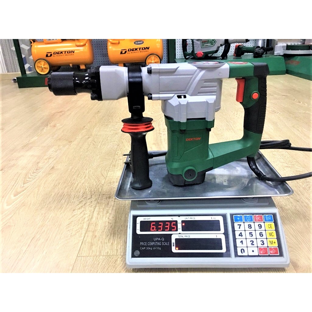 Máy Đục Bê Tông Chính Hãng Dekton Model DK-3601, Đầu Gài 17mm, Công Suất 1400W