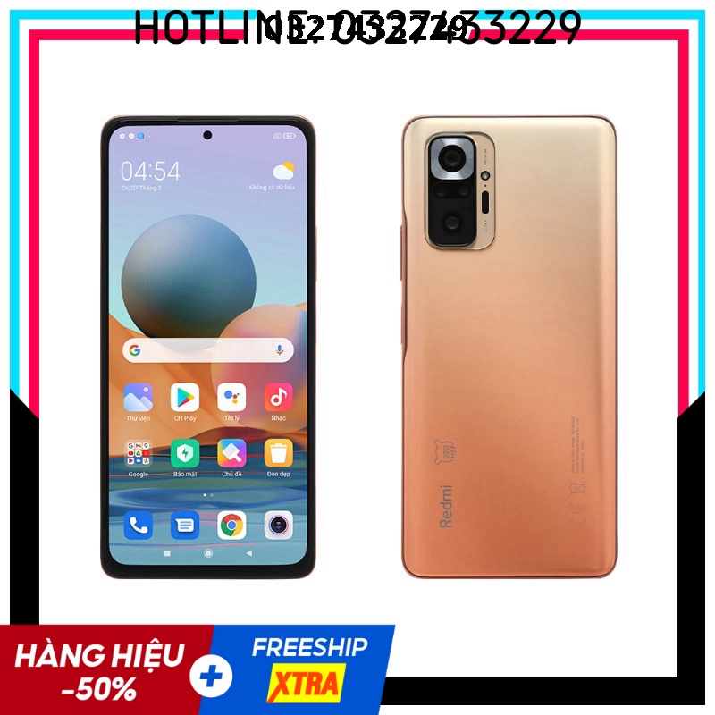 Điện Thoại Xiaomi Redmi Note 10 Pro (8GB/128GB) SẴN TIẾNG VIỆT - Bảo Hành Điện Tử 12 tháng giá sốc