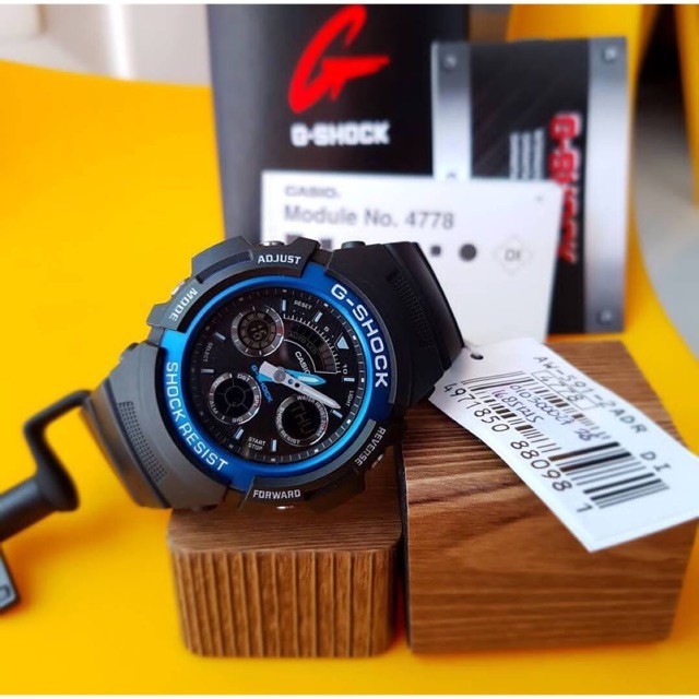 Đồng Hồ Casio Nam Dây Nhựa GSHOCK AW-591-2ADR Chính Hãng