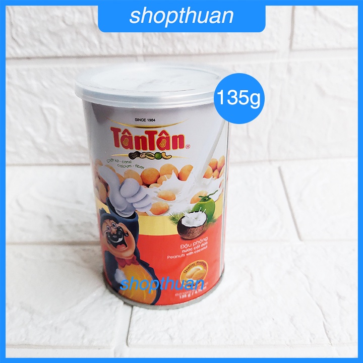 Đậu phộng nước cốt dừa Tân Tân 135g ( lon) - HSD : 27/10/22