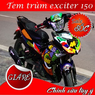 Tem Trùm Xe Exciter 150 ( Mới Nhất )