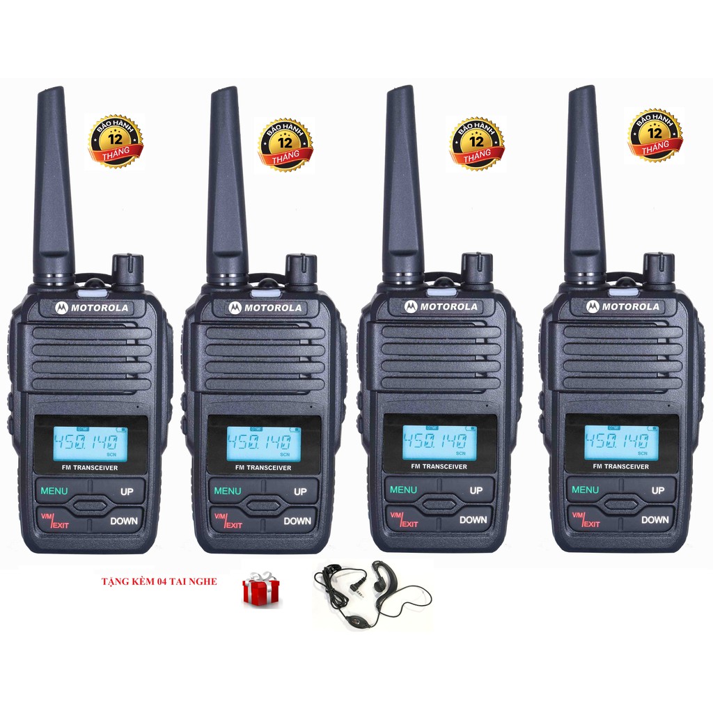 Bộ 4 bộ đàm Motorola GP6660