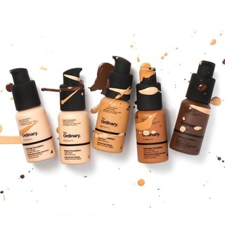 [Các Màu] Kem Nền The Ordinary Coverage Foundation (30ml)