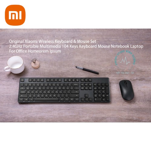 Bộ bàn phím kèm chuột không dây XIAOMI WXJS01YM MI DUAL MODE WIRELESS - Bảo hành 12 tháng