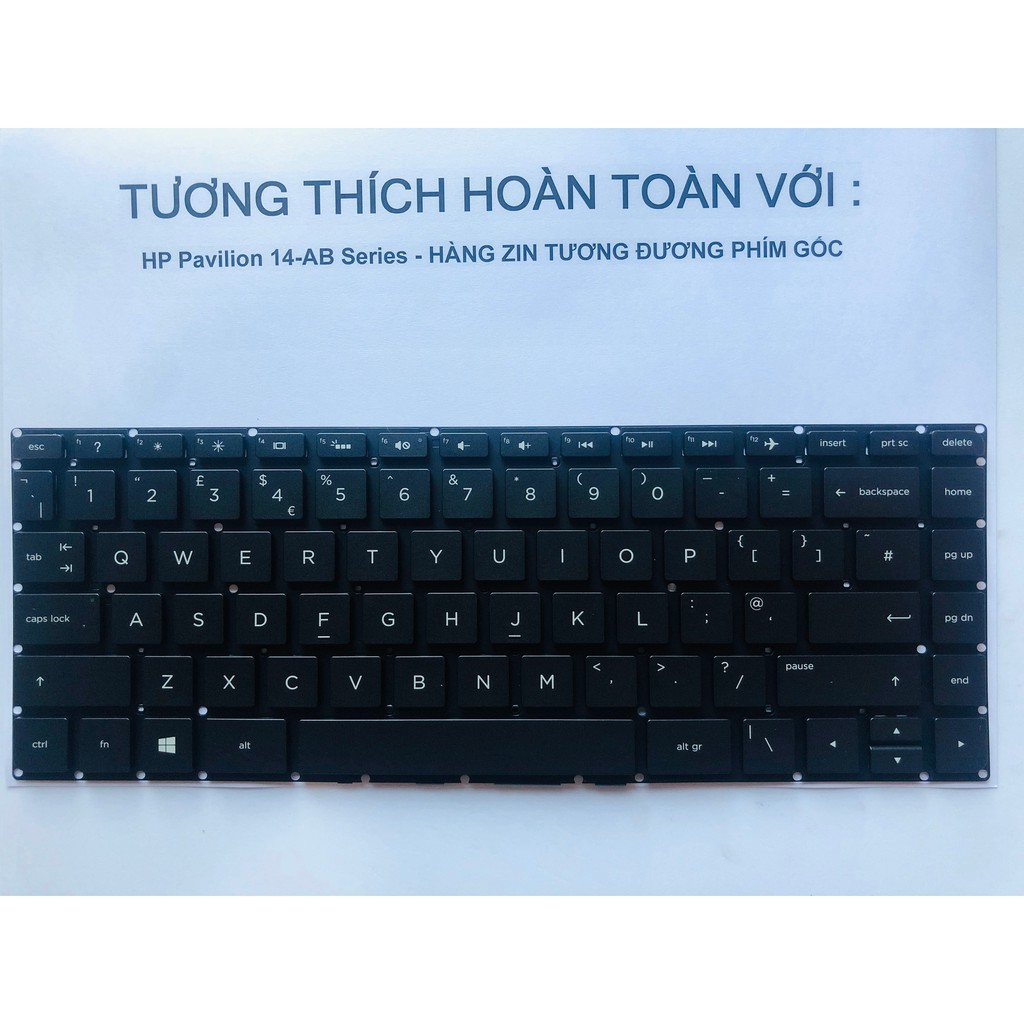 Bàn Phím Laptop HP X360 13U HP Pavilion 14-AB 14-AL Series  HP Pavilion 13-AB Series Hàng Zin Bảo Hành Toàn Quốc