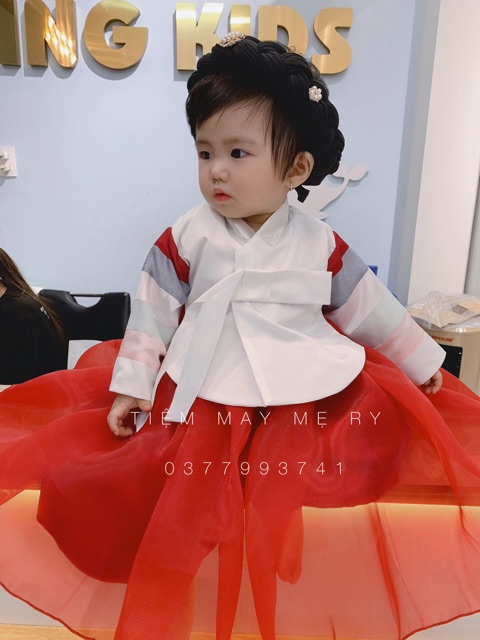 HANBOK ĐỎ CHO BÉ
