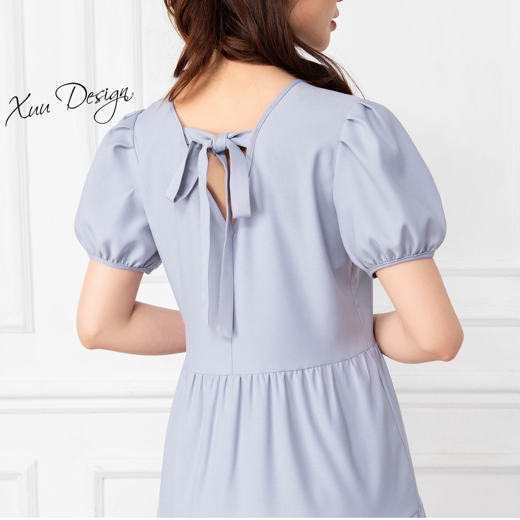 Váy suông nữ XUU kiểu dáng babydoll cộc tay - V01 | BigBuy360 - bigbuy360.vn