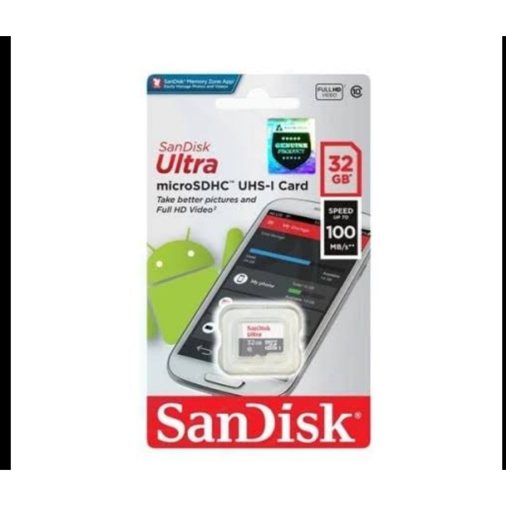 Thẻ Nhớ Micro Sd Hiệu Sandisk 32gb Class 10 100mbps