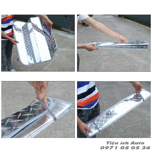 Tấm che nắng kính lái, Bạt che nắng kính lái ô tô, xe hơi_ Hàng chính hãng RUNDONG   | tienich_auto