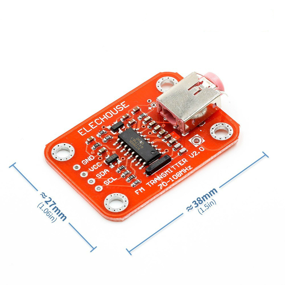 Mô Đun Thu Phát Tín Hiệu Fm V2.0 Kỹ Thuật Số Cho Micro Arduino