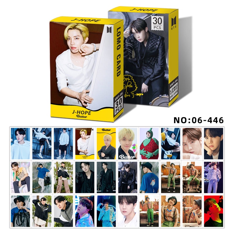 Hộp 30 ảnh Lomo Card JungKook V Jin Jimin Suga Rap Monster J Hope Nhóm Bts