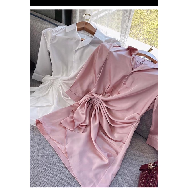 Set sơ mi lụa Latinh sang chảnh hottrend