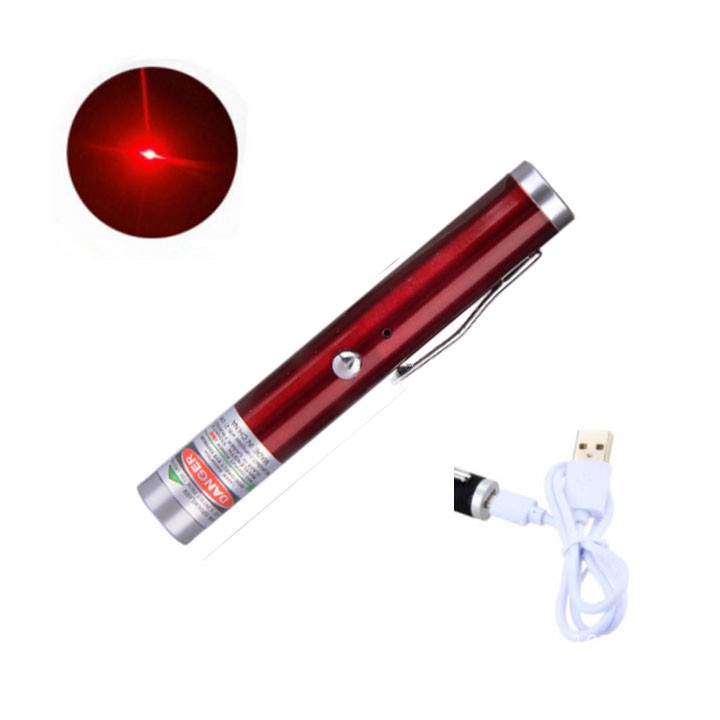 Bút laser tia đỏ 711USB, bút thuyết trình, hàng cao cấp, sạc điện.