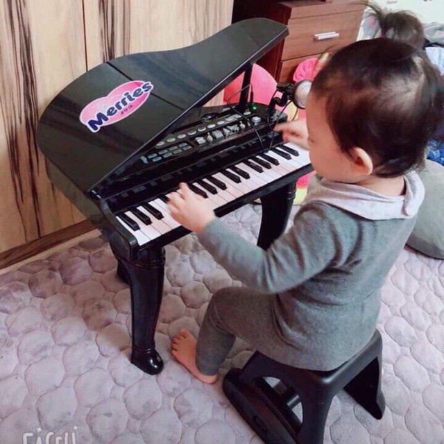 Đàn Piano Điện Tử Có Míc Hát Được Winfun 32 Phím Hàng Khuyến Mại Bỉm Merries