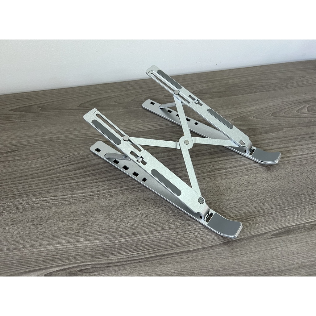 Giá đỡ laptop, Ipad, Macbook, kệ đỡ máy tính nhôm cao cấp kèm túi đựng, hỗ trợ tản nhiêt laptop, gấp gọn