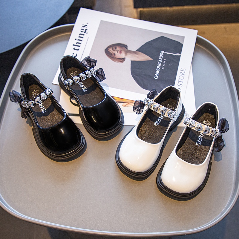 Giày Da Mary Jane Phong Cách Thời Trang Hàn Quốc Dành Cho Nữ