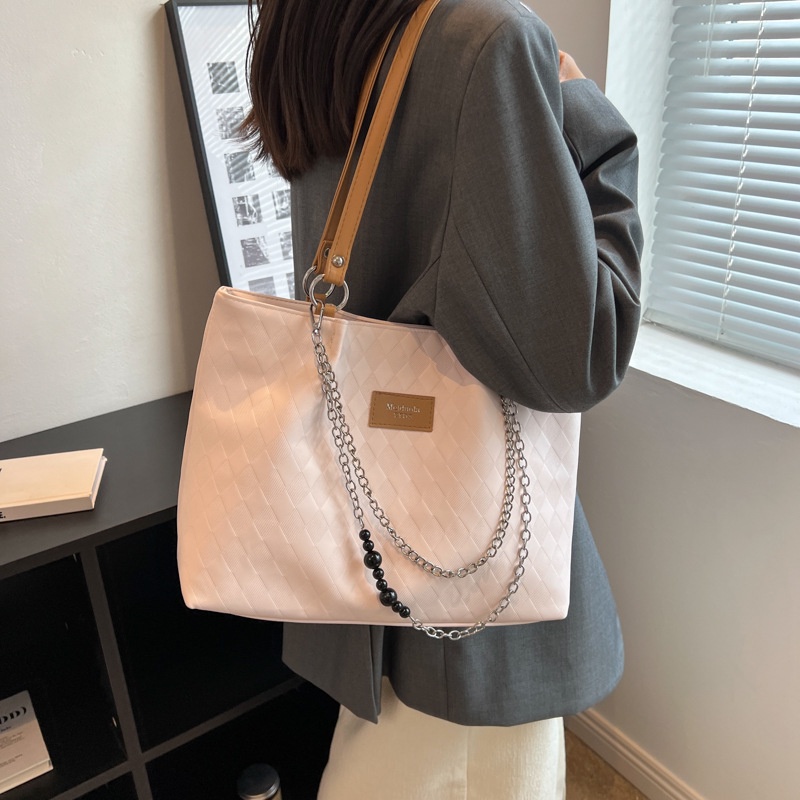 Túi Xách Da PU Cỡ Lớn Đính Đá Sang Trọng Hợp Thời Trang