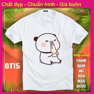 (mịn,xịn,thơm) Áo thun gấu trúc đẹp GT15, chất đẹp, bao đổi trả,phông, panda dễ thương kute,icoi gấu trúc chipi
