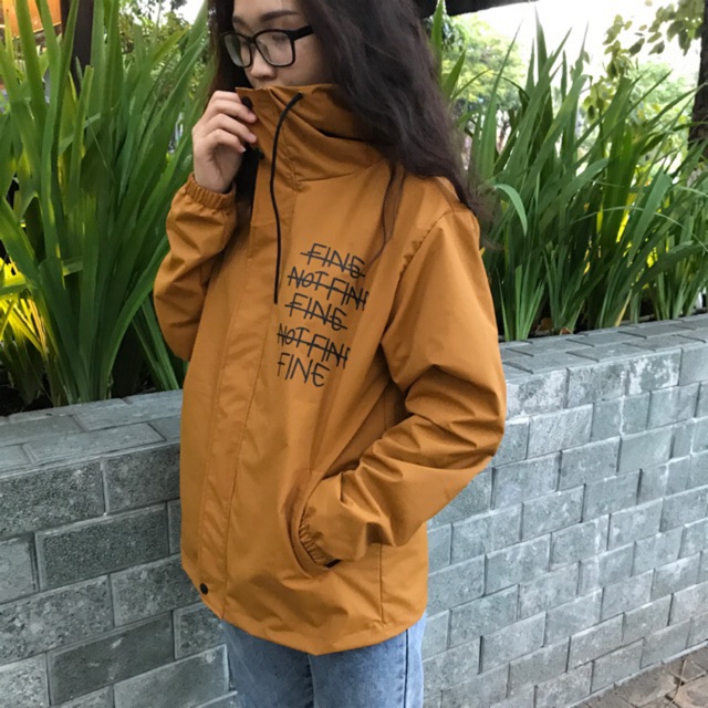 Áo Khoác Dù 2 Lớp [Fine Not Fine] Chống Nước (UNISEX) | BigBuy360 - bigbuy360.vn