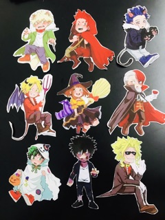 [MARVELSTORE] Miếng dán Sticker nhân vật anime