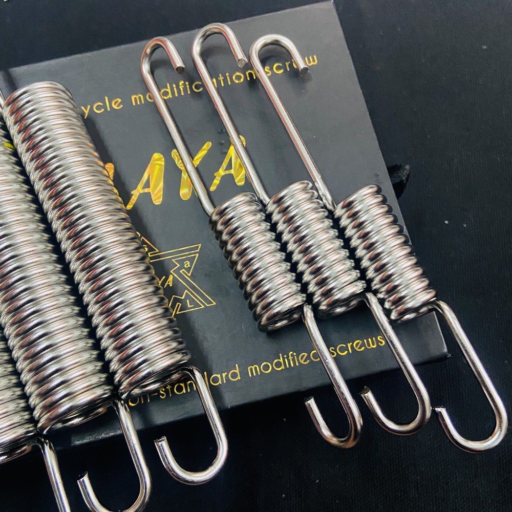 LÒ XO CHỐNG ĐỨNG VÀ CHỐNG NGHIÊNG CHO ECITER 150 CHẤT LIỆU INOX 304 BAO SÁNG BÓNG