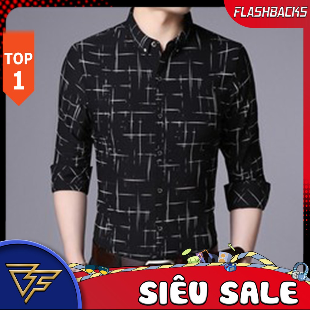 Áo Sơ Mi Nam Dài Tay Họa Tiết Caro Trẻ Trung - Hàng Xuất Khẩu