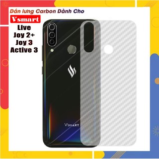 Dán cacbon Vsmart Active 3 / Live / Joy 3 / Joy 2 plus chống bám vân tay,trầy xước