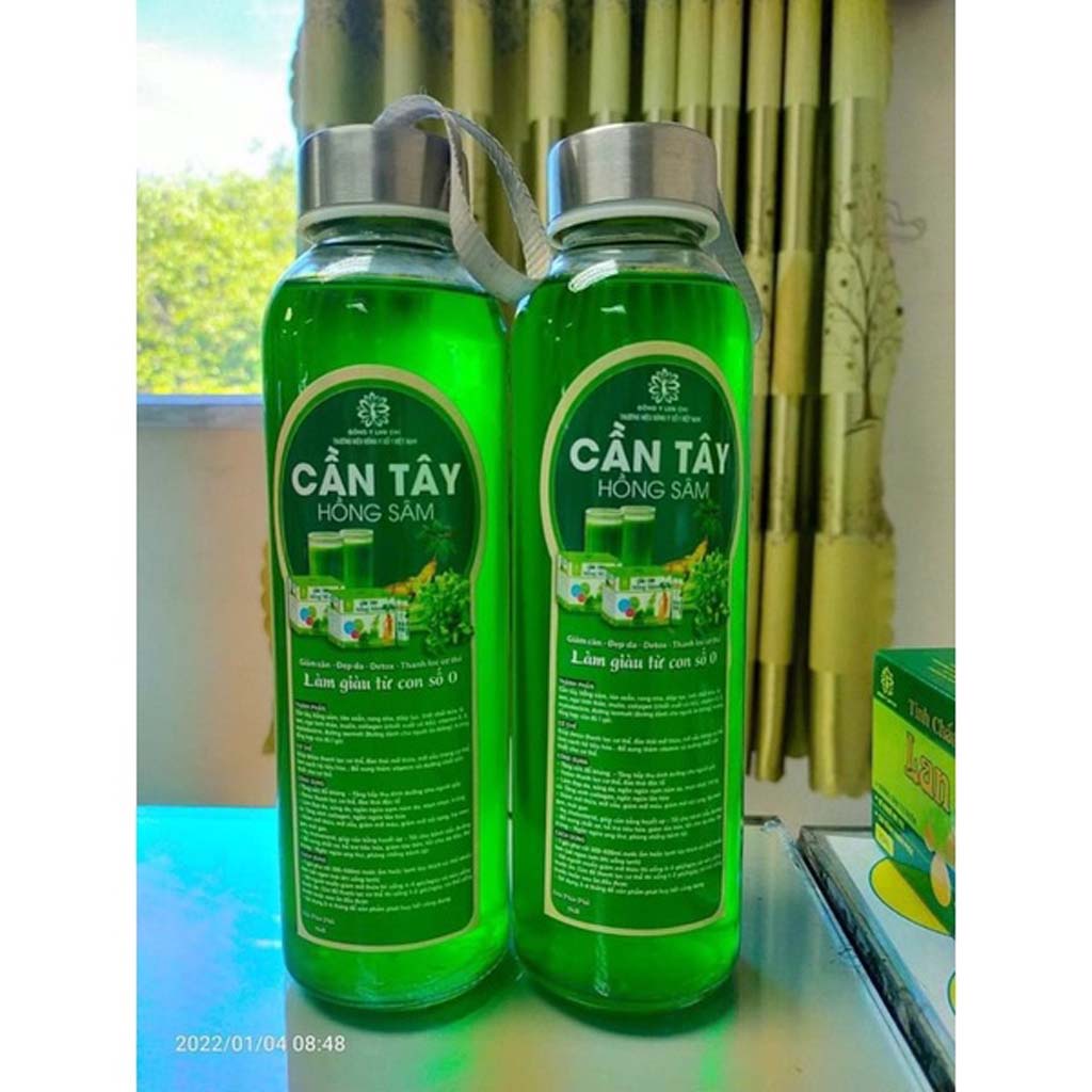 Cần tây hồng sâm plus Đông Y Lan Chi giúp giảm cân thanh lọc cơ thể 30 gói, thực phẩm chức năng đẹp da dáng thon