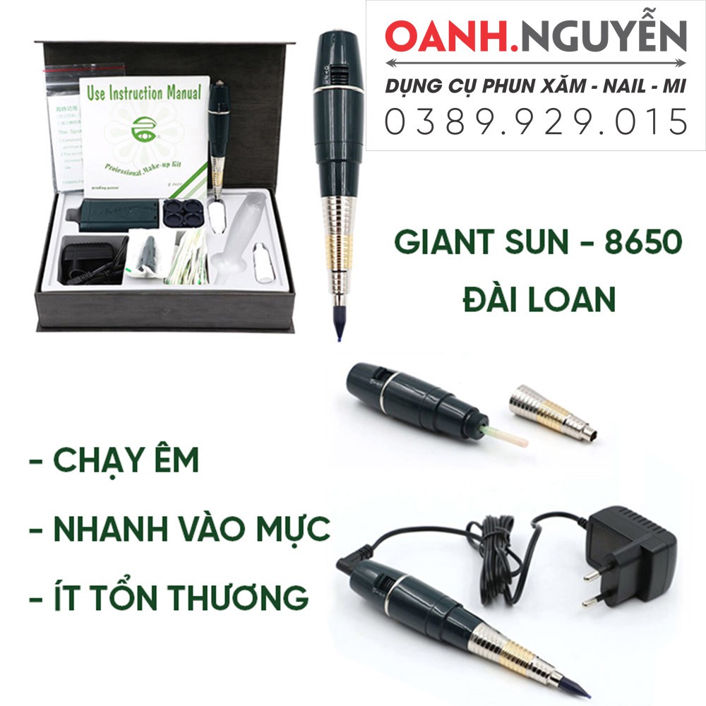 [Mã COS2405 giảm 8% đơn 300K] Máy xăm GiantSun Cao Cấp 8650 Đài Loan [Chính hãng]