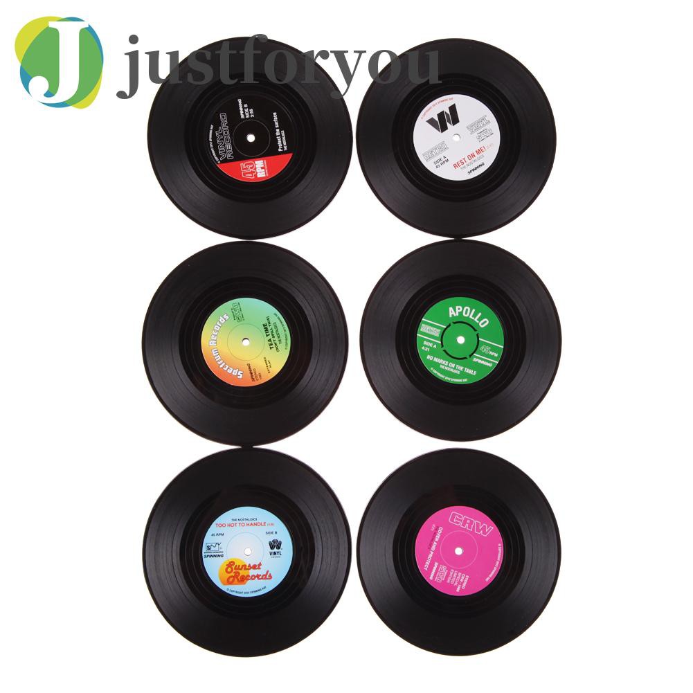 Set 6 Đế Lót Ly Bằng Nhựa Vinyl