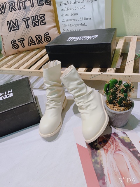 Bốt nhăn cao cổ | BigBuy360 - bigbuy360.vn