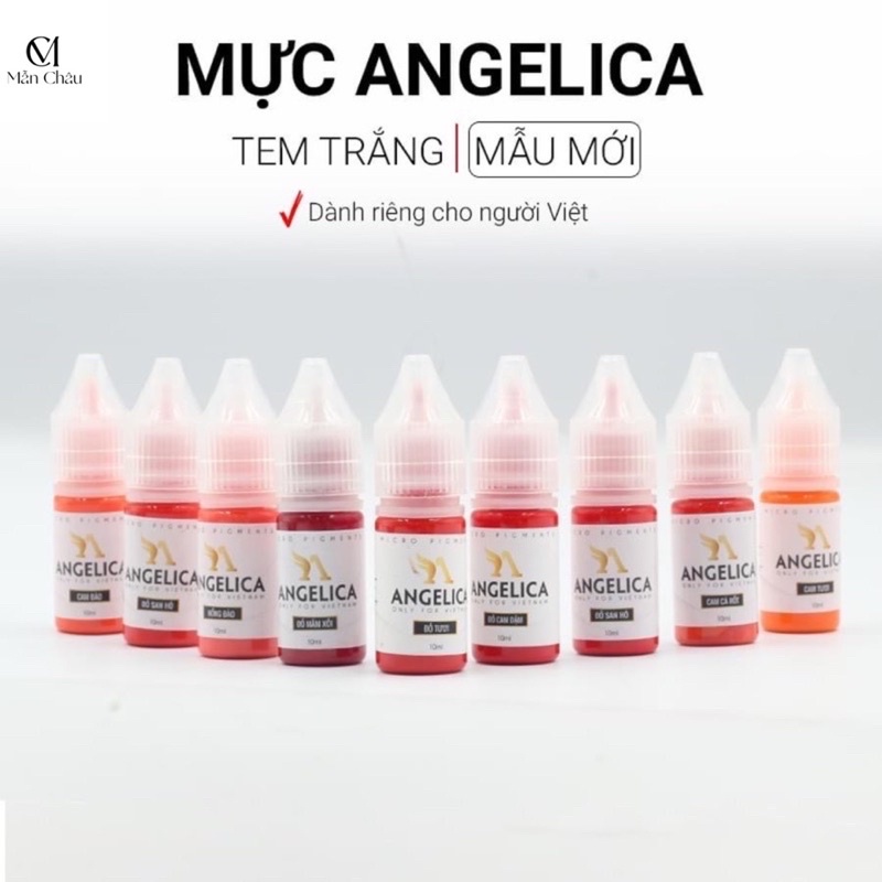 MỰC ANGELICA VIỆT TEM TRẮNG MẪU MỚI NHẤT