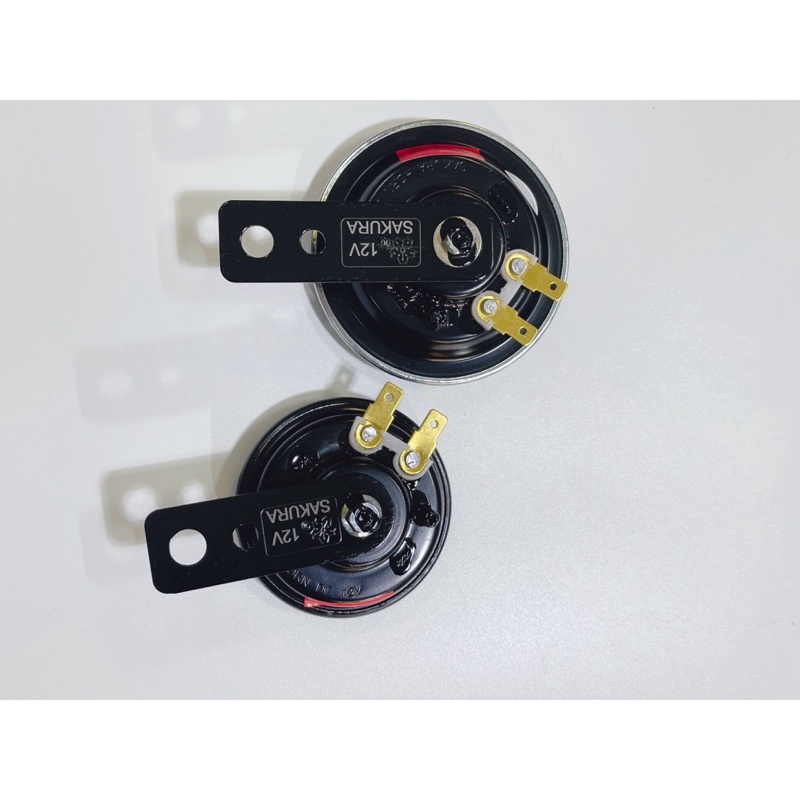Còi xe máy Sakura 12V lớn & nhỏ, kèn xe honda yamaha tiếng to rõ hàng chính hãng
