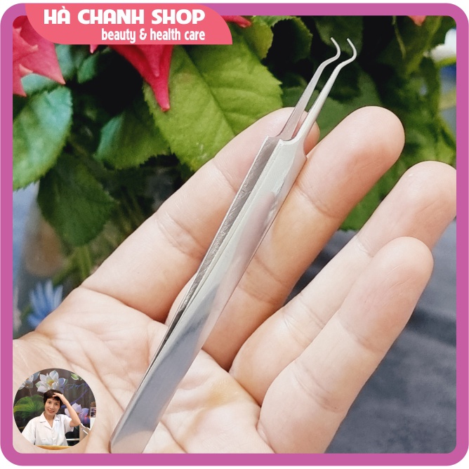 Nhíp Gắp Mụn Đầu Cong Thép Không Gỉ Nhíp Cong Lấy Nặn Mụn Đầu Đen Mụn Ẩn Nhíp Gắp Mi Nối Mi Nối Tóc Dễ Dàng