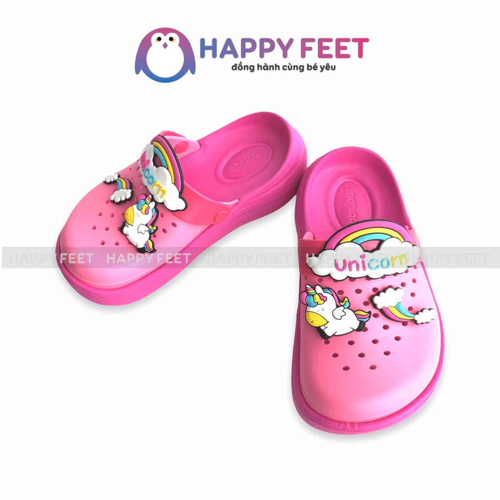 Sục trẻ em chính hãng Monobo Thái Lan siêu êm chống trơn trượt cho bé trai bé gái 4- 10 tuổi - Happy Feet DN01Uni