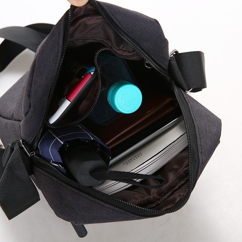 Túi đeo chéo nam Mini nhỏ gọn Slim Bag Unisex vải Oxford nhập khẩu chống thấm nước T44 ZACHI