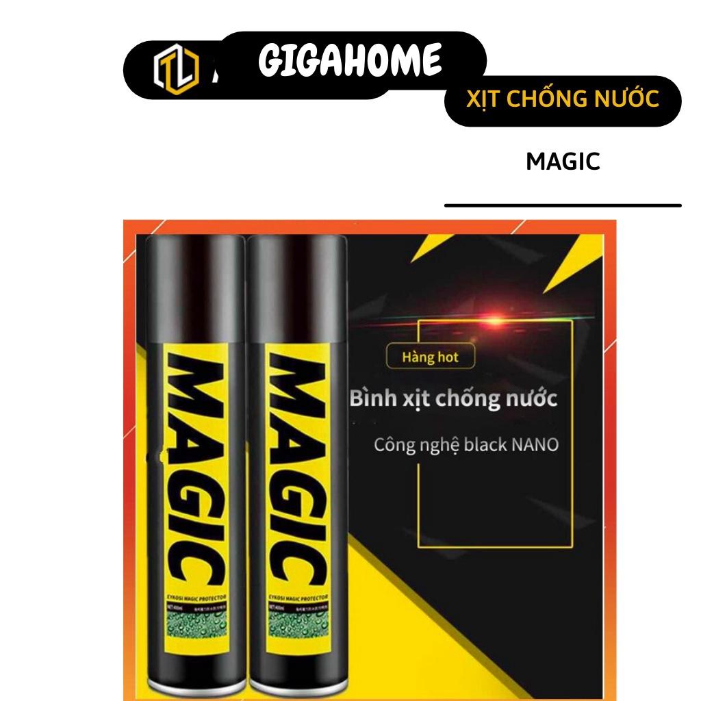 Bình Xịt Giày Chống Thấm GIGAHOME Chai Xịt Đồ Da, Balo Nano Chống Nước, Bụi Bẩn Magic 8801