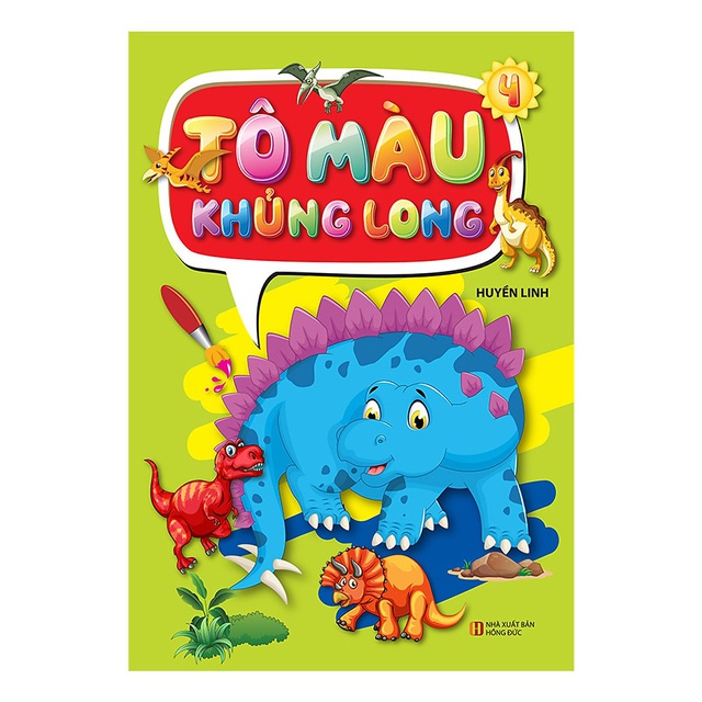 Sách - Tô Màu Khủng Long 4